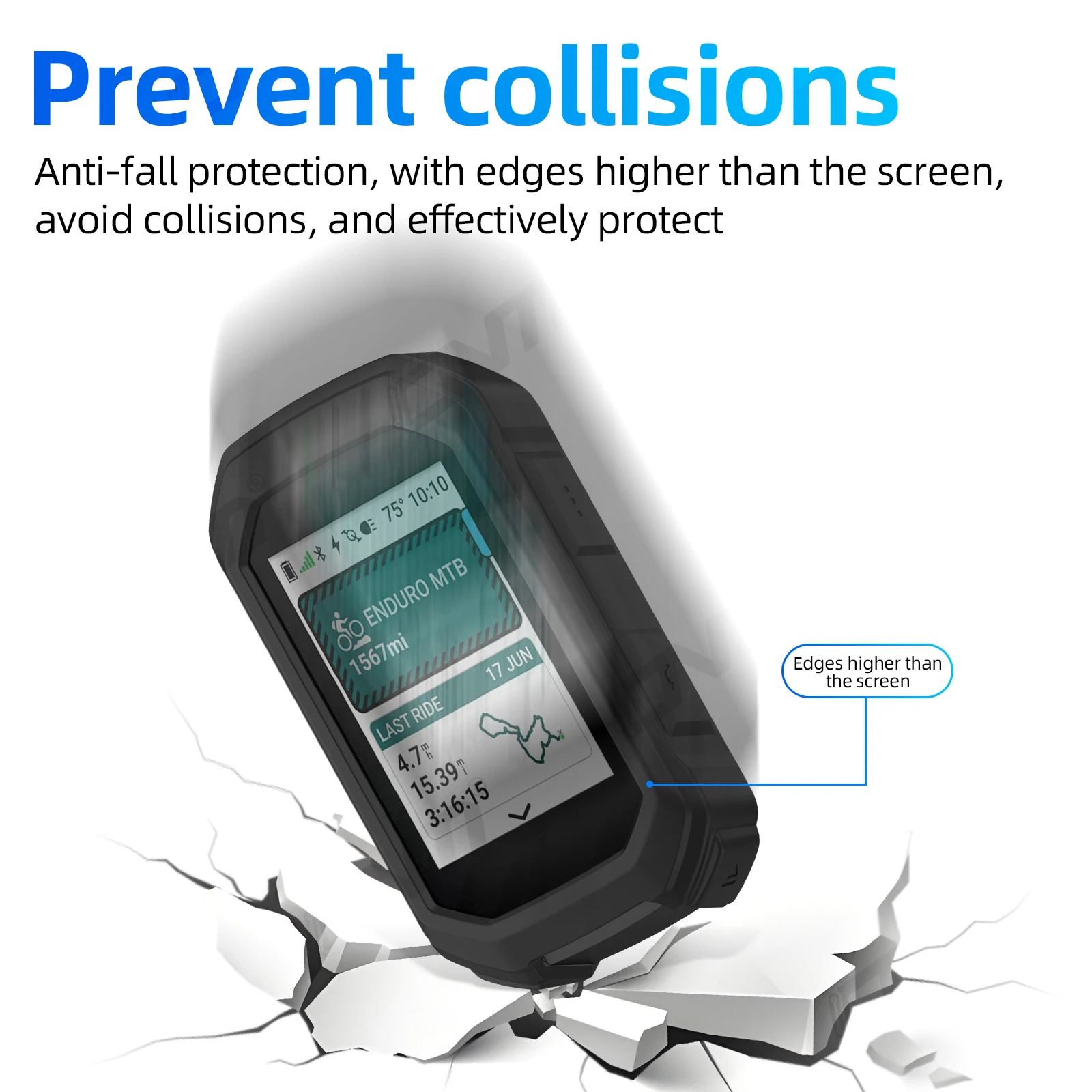 Silicone Case For Garmin Edge MTB Bicycle Computer Protective Cover Bumper Anti-collision Protector Shell Accessories - Image 2
