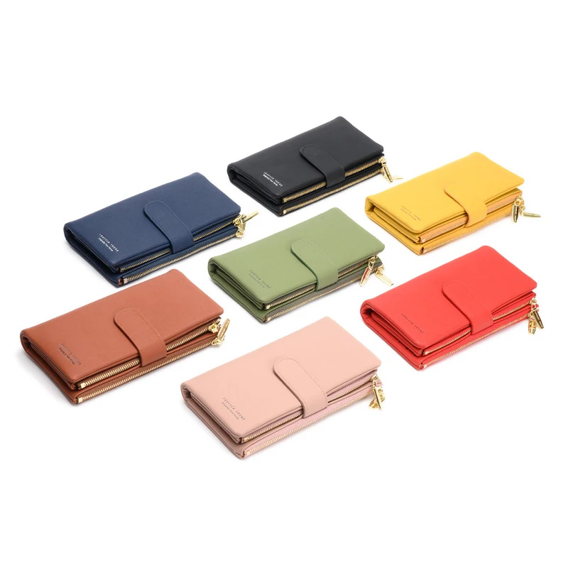 

Women Pu Leather Wallets Female Long Hasp Purses Large Capacity Money Bag Phone Pocket Multifunction Clutch Coin Card Holder