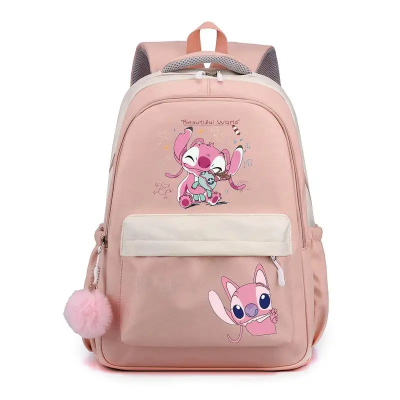 Lilo And Stitch Children School Bags Fashion Backpacks Kids Travel Rucksacks Cute Boys and Girls School Book Backpack