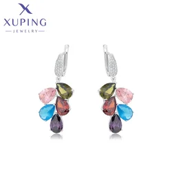 Xuping Jewelry Elegant Fashion New Arrival Rhodium Color of Earrings for Women Gift A00278680