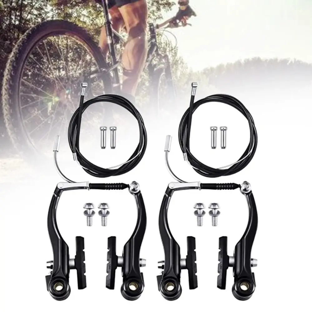 NEW Caliper Style V Brake Set Lightweight Durable Rim Brake Set Front and Rear Aluminium Alloy Brake Set BMX