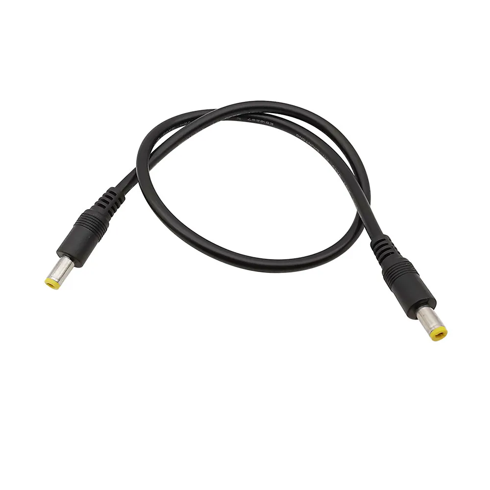 Przedłużacz zasilania DC 5,5 x 2,5 mm męski do 5,5 x 2,5 mm męski wtyk Złącze zasilania do taśmy LED Przedłużacz kamery CCTV Przewód — zdjęcie 5