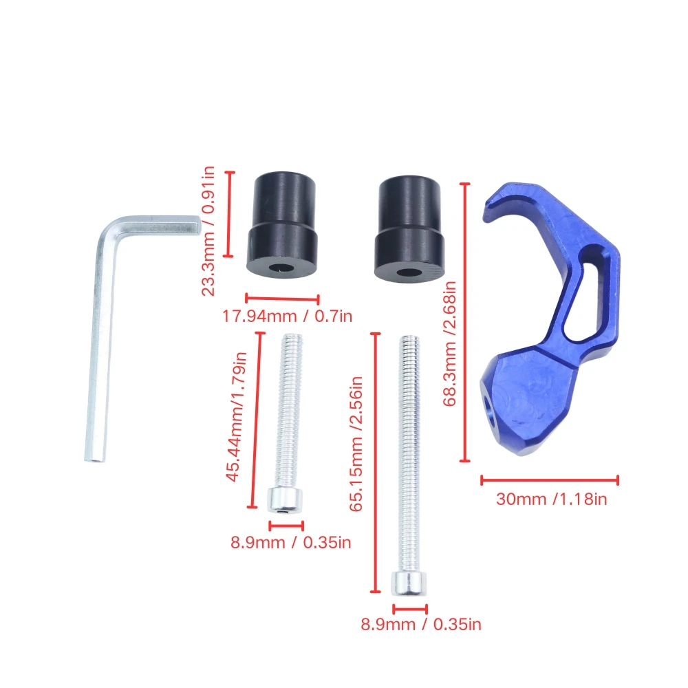 Universal Motorcycle Cargo Helmet Hook Cnc Aluminium Multifunctional Bag Holder Scooter Modification Parts view 3