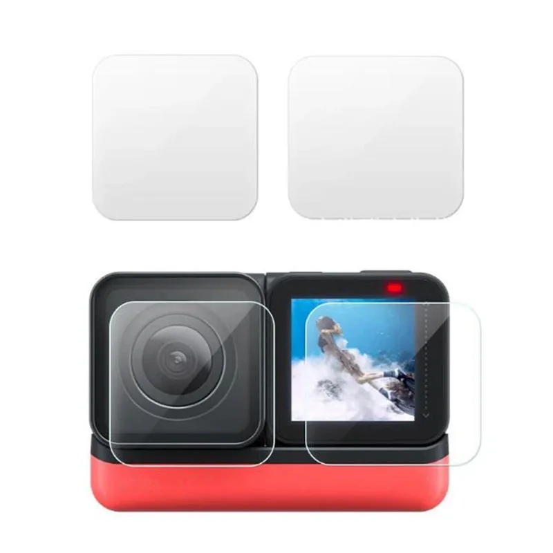 Protector de pantalla de vidrio templado para insta360 ONE RS R, 1 juego, para insta 360 ONE R RS