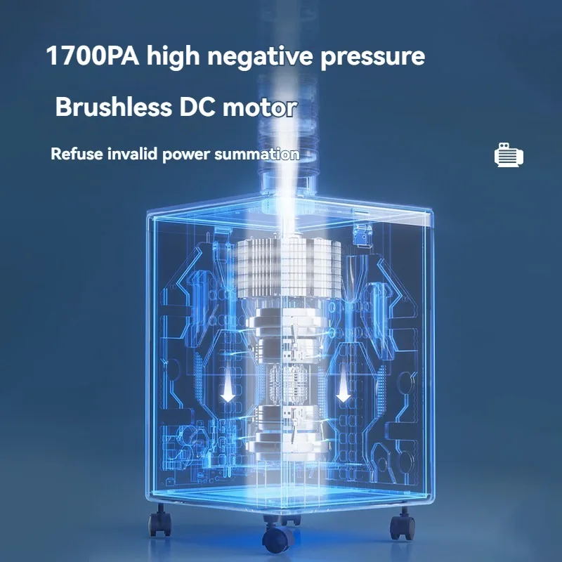 Imagen 6: Extractor de Humo para Soldadura de 80W/130W y Purificador de Polvo de Alta Potencia, Adecuado para Humo y Polvo de Marcado y Grabado Láser