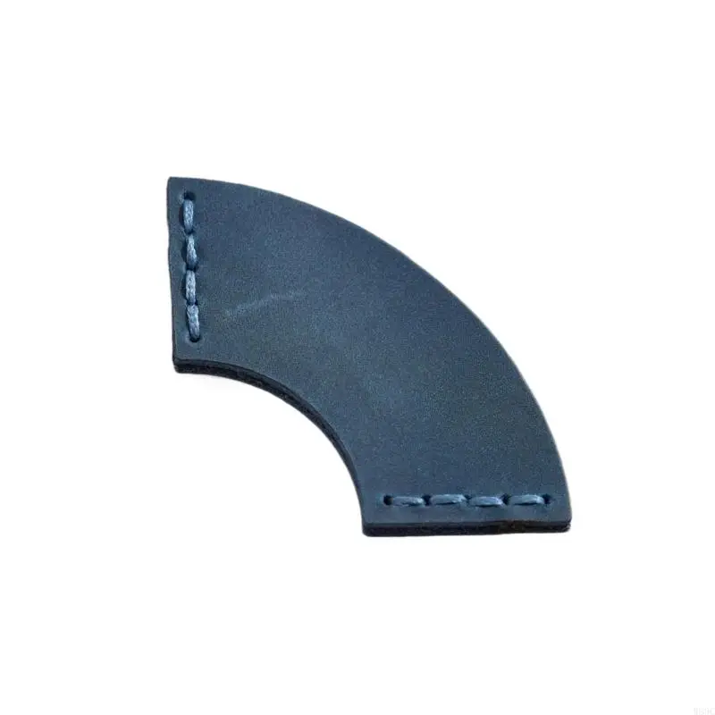 W89C PU Leather Bookmarks Retro Fan Shaped Bookmarks Creative Page Marker Reading Supplies for Teacher Student