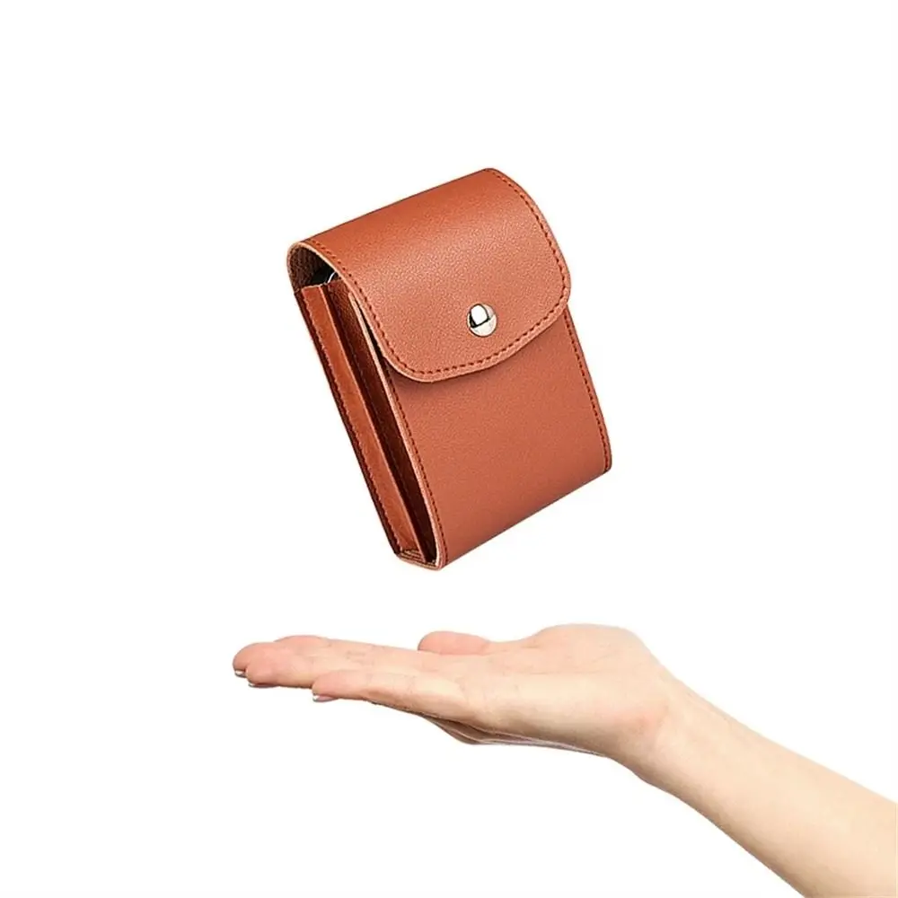 Electronic Accessories PU Leather Digital Storage Bag Portable Data Cable Bag Data Line Pack Earphone