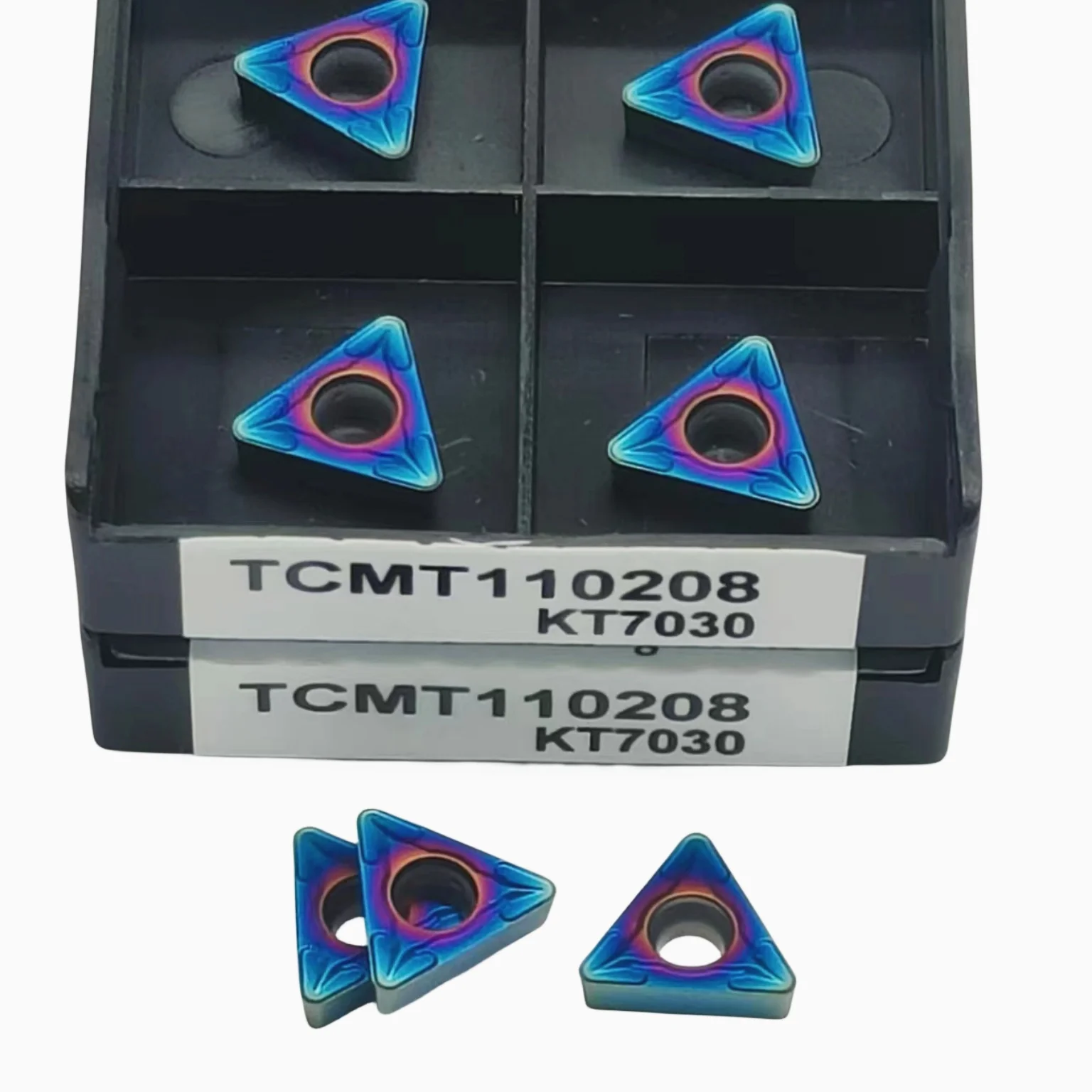เครื่องกลึงโลหะ TCMT110204คาร์ไบด์แทรกภายในเครื่องมือกลึงคุณภาพสูง TCMT110208