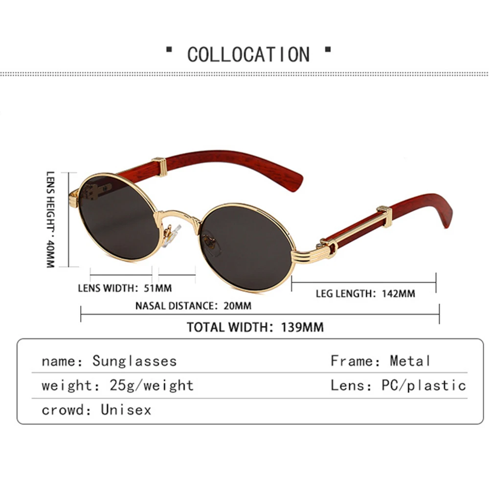 DDDLONG Fashion Small  Round Retro Sunglasses Women Classical Vintage Punk Sun Glasses For Men Eyewear Outdoor Shades D472 image 4