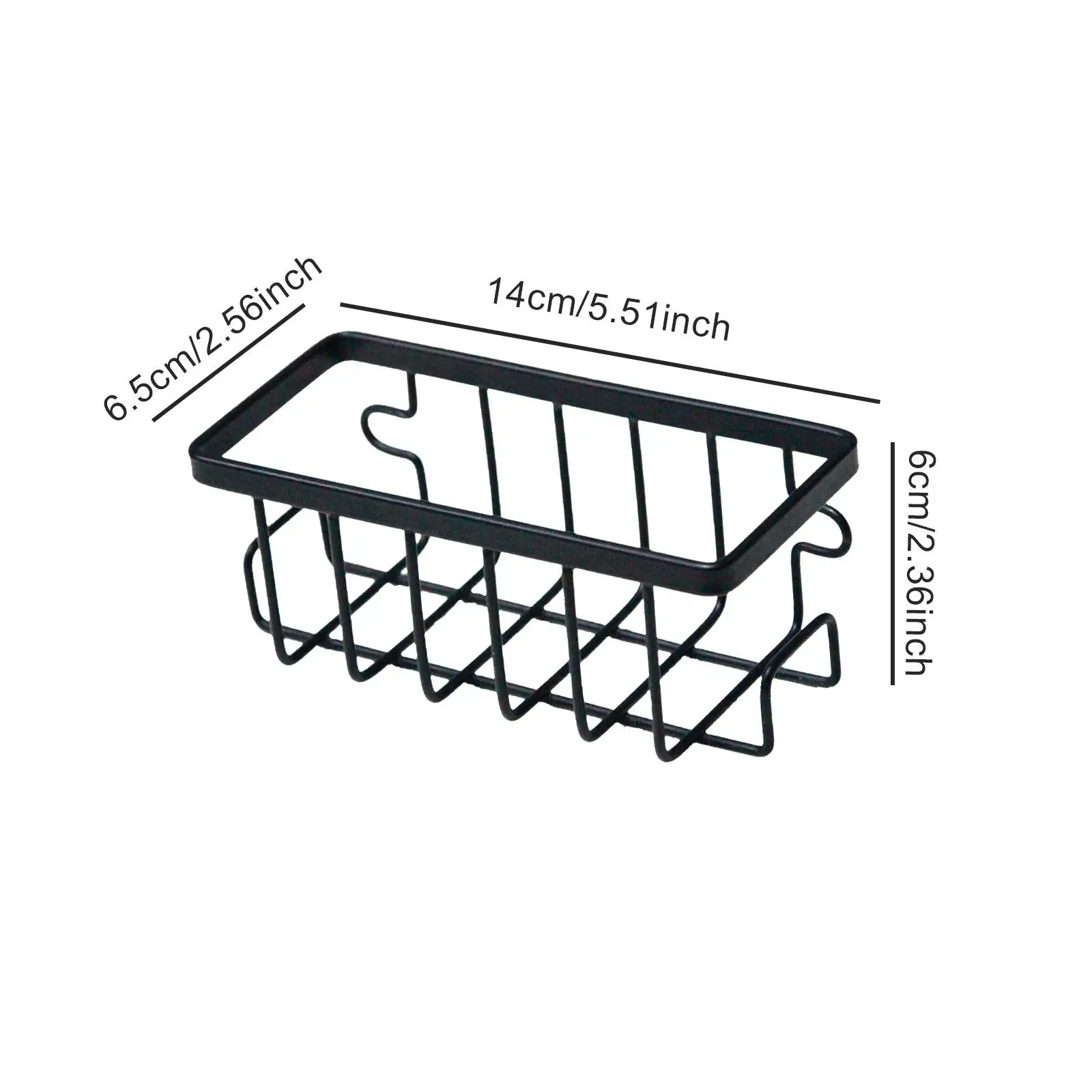 Sponge Holder Organizer Detachable Sink Basket for Scrubbers Sink Plug Rags