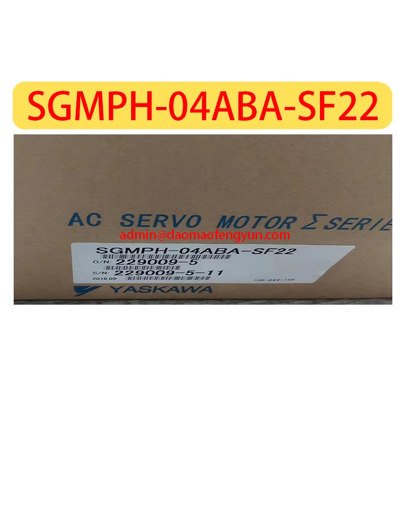 

SGMPH-04ABA-SF22 Brand new Servo Motor SGMPH 04ABA SF22，Fast shipping