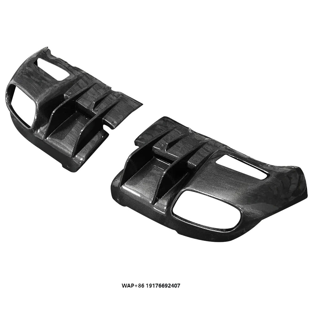 

D Style Carbon Fiber Bodykit for Ferra-ri F12 Berlinetta Rear Bumper Diffuser