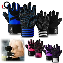 Weight Lifting Gloves Men Women Half Finger Gel Full Palm Protection Gym Glove Fitness Workout with Wrist Support Drop Shipping