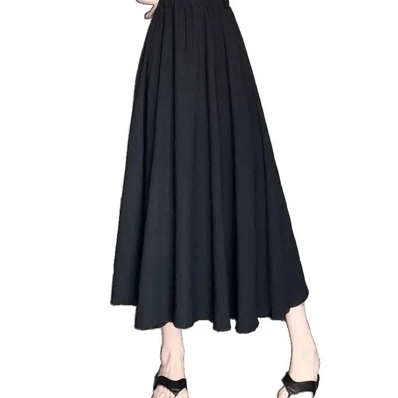 

Новые модные плиссированные юбки 2026 года: женские винтажные базовые повседневные корейские универсальные осенние юбки с высокой талией для молодежи и студенток