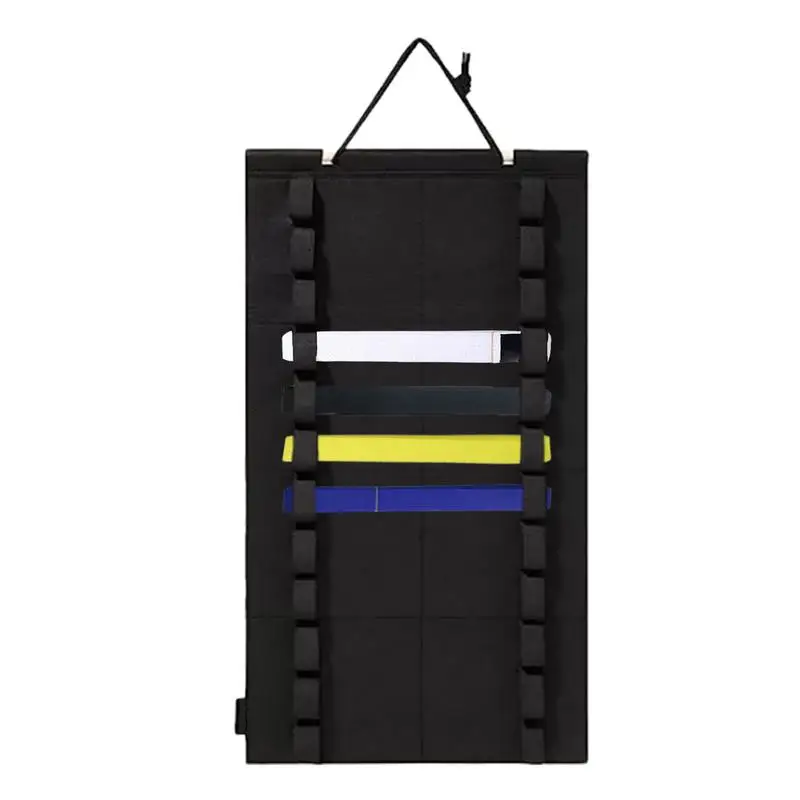 Taekwondo Belt Display Wall Mounted 12 Belts Rack Karate Belt Display Rack Hang Karate Belt Display Martial Arts Belts Organizer