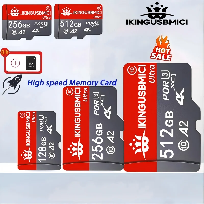 Tarjetas SD, Tarjetas Micro TF, Tarjetas Micro TF SD, Tarjeta SD TF de 512 GB, 64 GB, 128 GB, 32 GB, Tarjetas de Memoria de Alto Rendimiento para Móviles y Nintendo Switch
