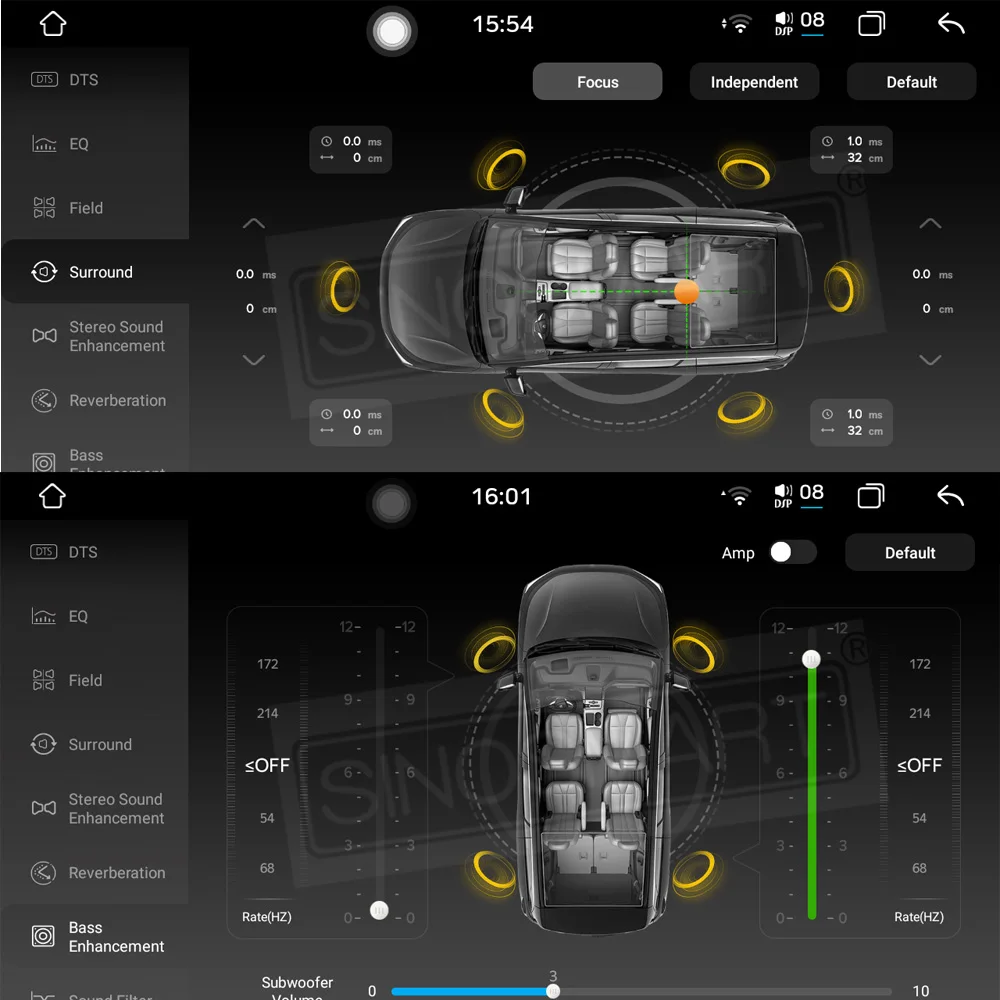 SINOSMART 8-Core A7870 Android GPS für Nissan Qashqai J11 X-Trail T32 Rogue 2014–2021 mit OEM NAV Unterstützung BOSE 360 Kamera – Detail 13
