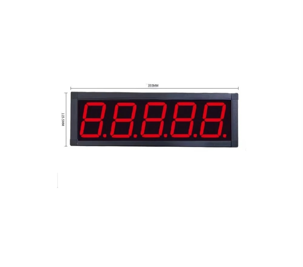 0-5V 0-10V 4-20mA RS485 Modbus 4/5 Digits 2.3/3 Inch Digital Display Meter Industrial Serial PLC Led Display Panel