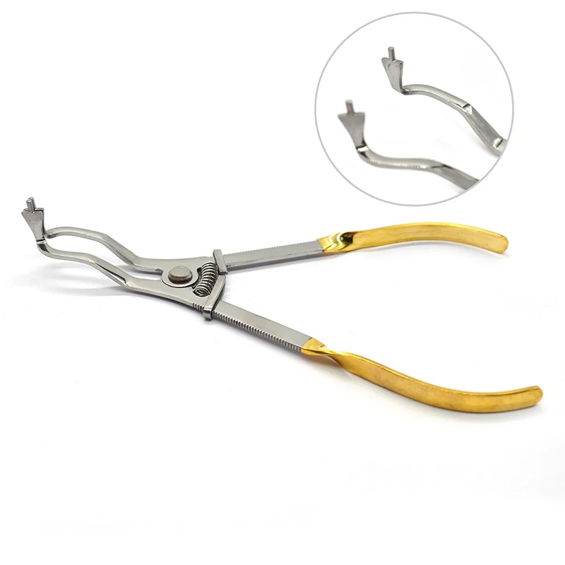 

Стоматологические ортодонтические щипцы для формирования матричных лент, секционные контурные, из нержавеющей стали