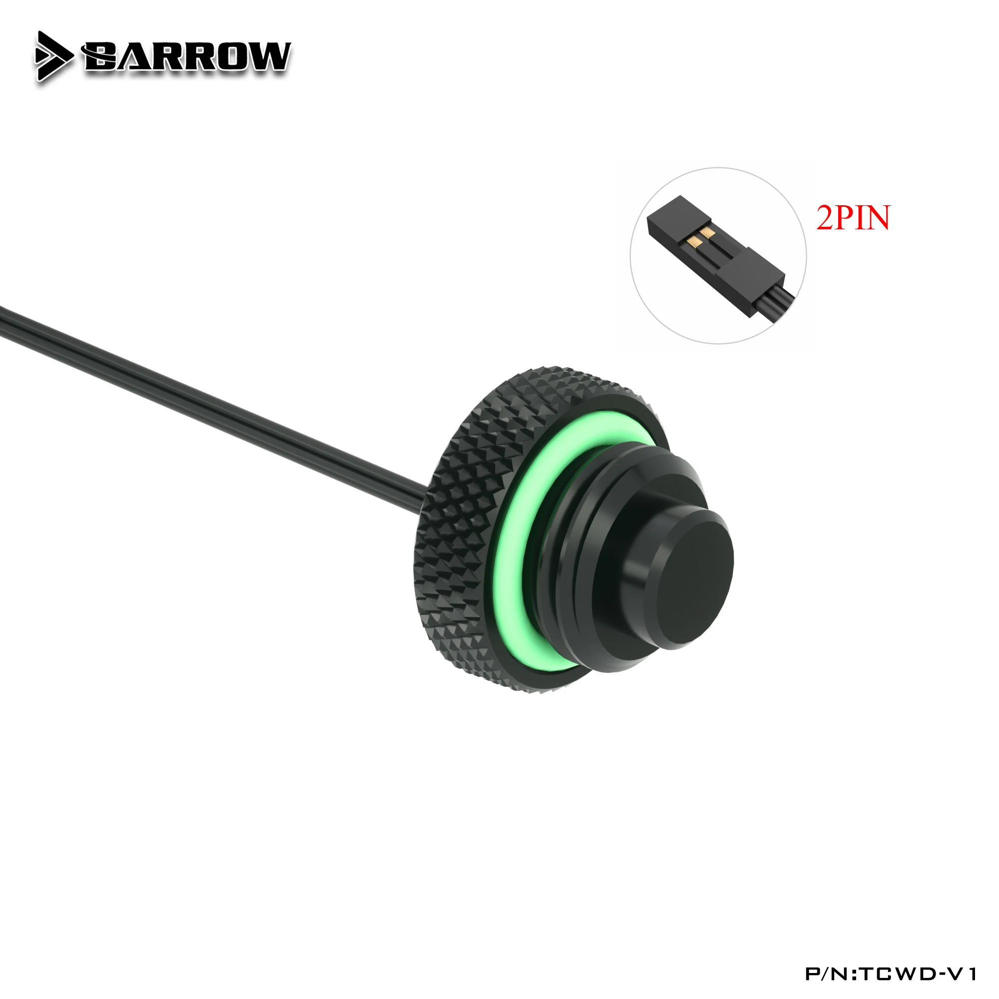 

Barrow G1/4 ''10K температурная уплотнительная заглушка для воды, аксессуары, стандартный расширенный тип, фитинг для ПК с водяным охлаждением TCWD-V1