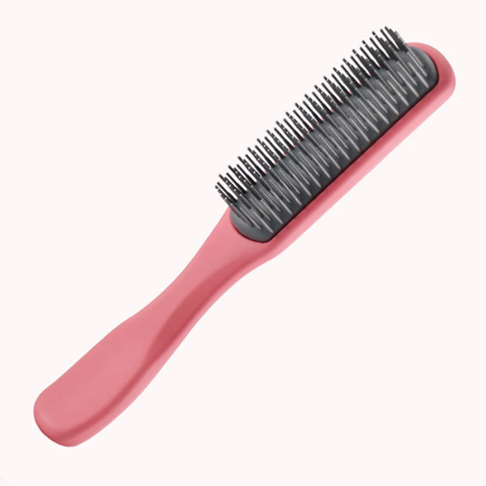 9 Row Styling Brush Denman-Style Portable Hair Brush For Separating Detangling For Thick Curly Thin Long Short Hair