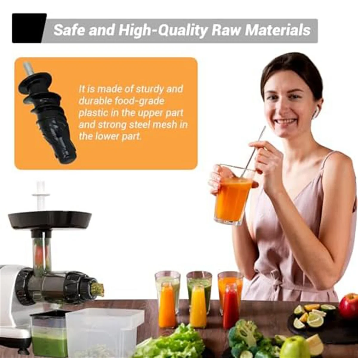 قطع غيار عصارة 8006 الشهيرة، محرك متوافق مع أوميغا 8003، 8004، 8005، 8007، 8008، MM900HDS