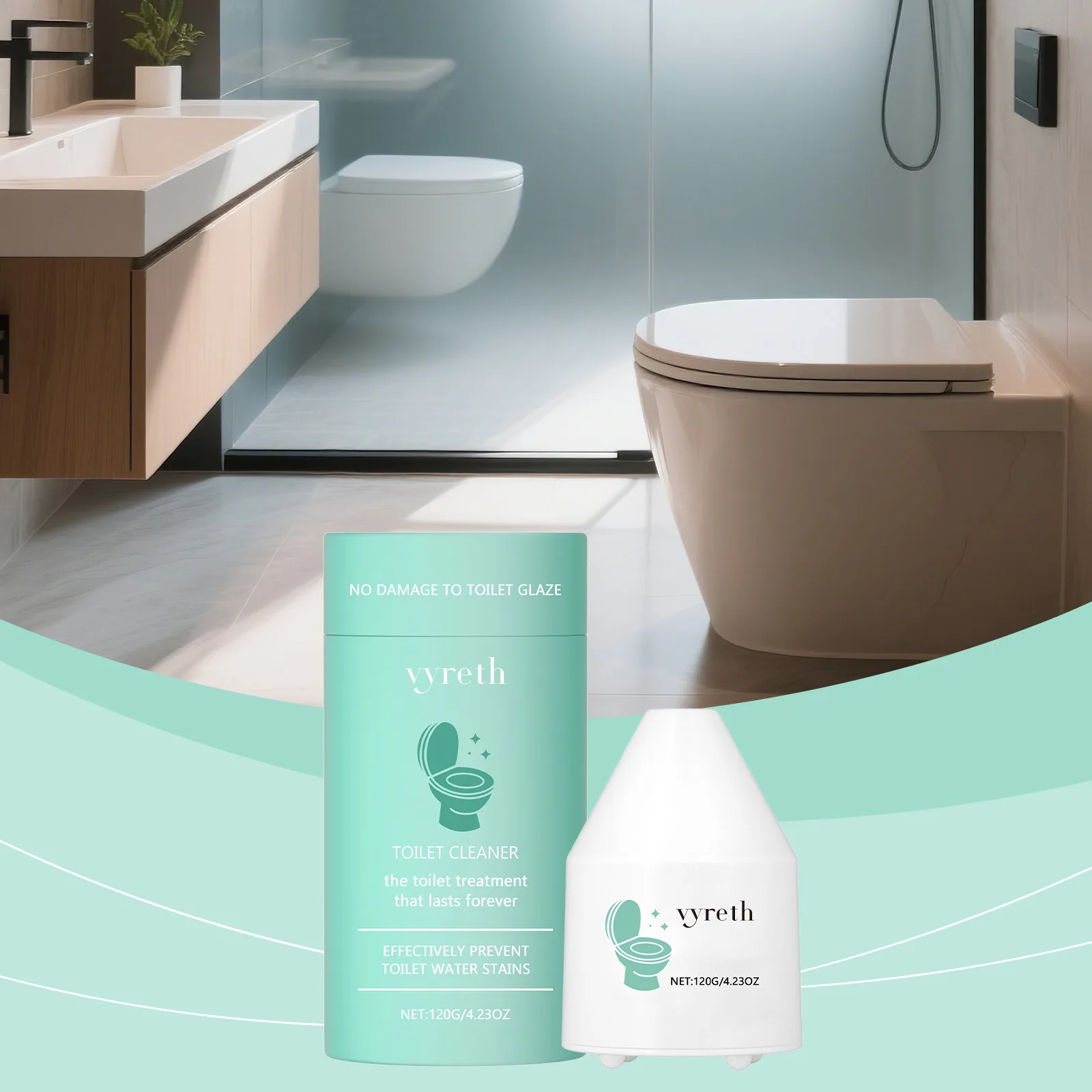 

Powerful Toilet Bowl Cleaner,Removes Tough Stains & Limescale Fast.Heavy Duty Formula for Deep Cleaning,Disinfects & Deodorizes