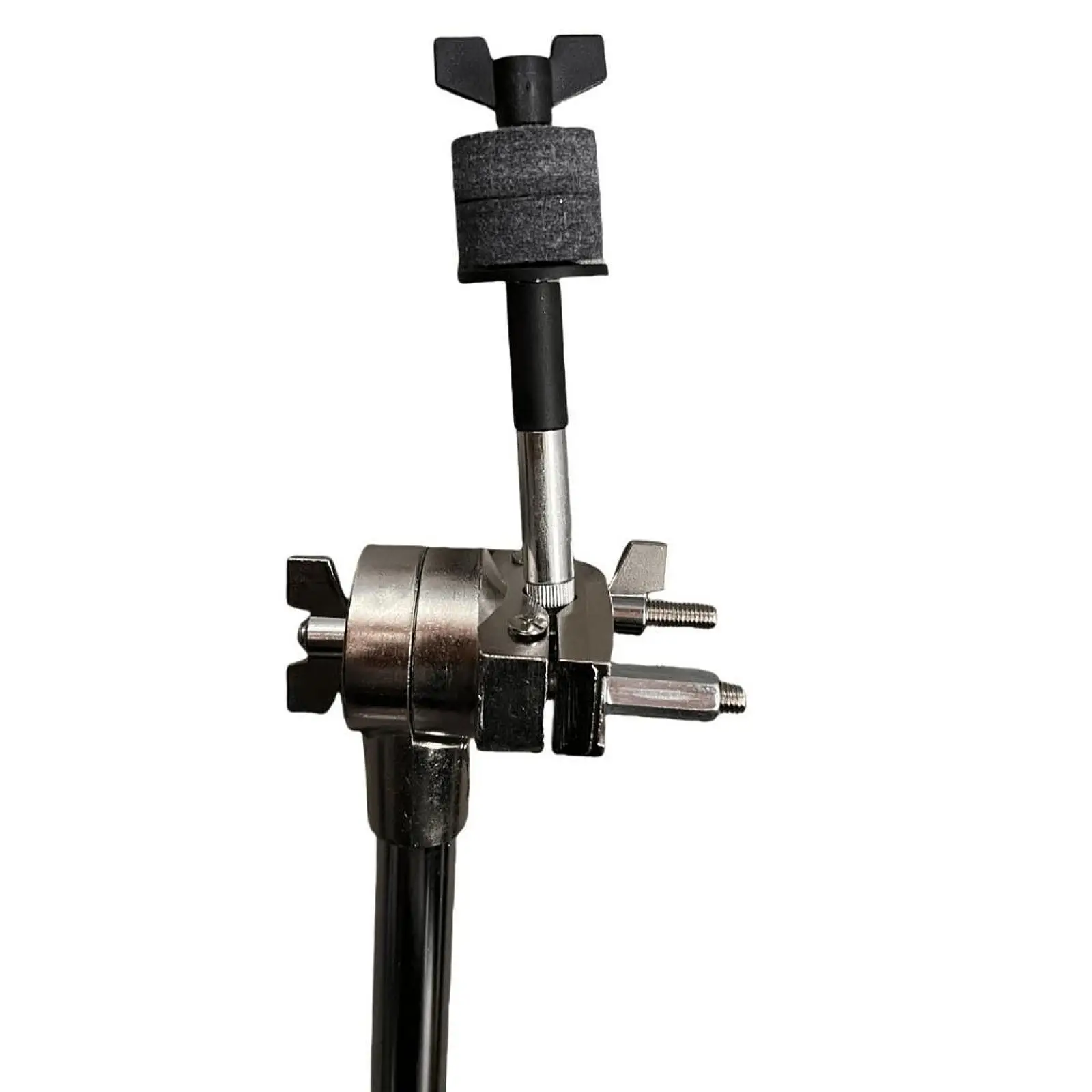

Drumset Cymbal Arm Attachment Clamp Metal Holder Extension for Percussion Instruments and Drum Kit Parts