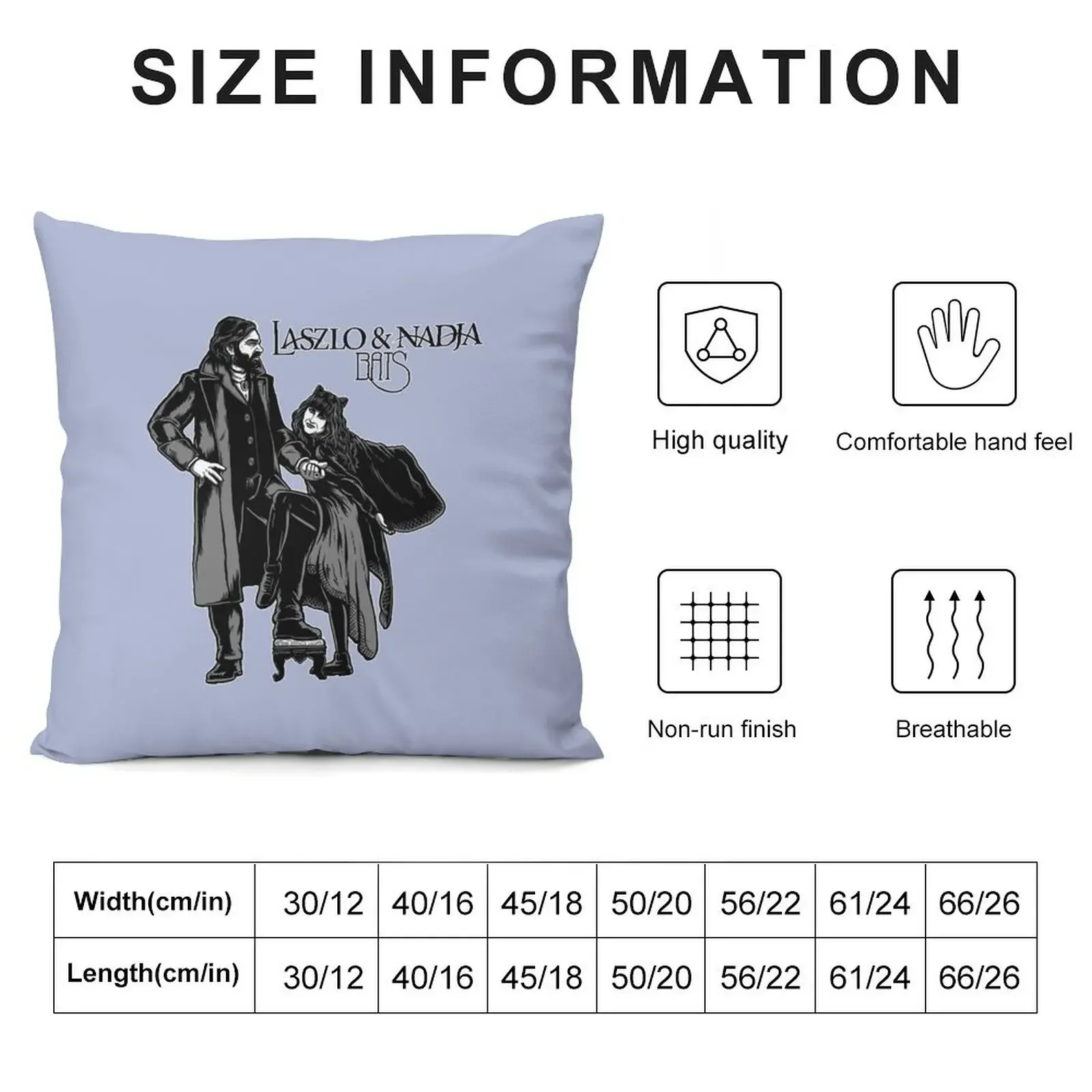 Laszlo and Nadja Throw Pillow christmas pillowcases Throw Pillow Covers Cushion Cover Set Luxury Pillow Case