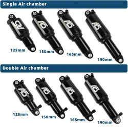 Ks A5 Rr1 Rear Shock 125 150 165 190 MM Exa Form Ultralight Air Pressure Absorber For Bicycle Solo/Dual Air Suspension Mtb Bike