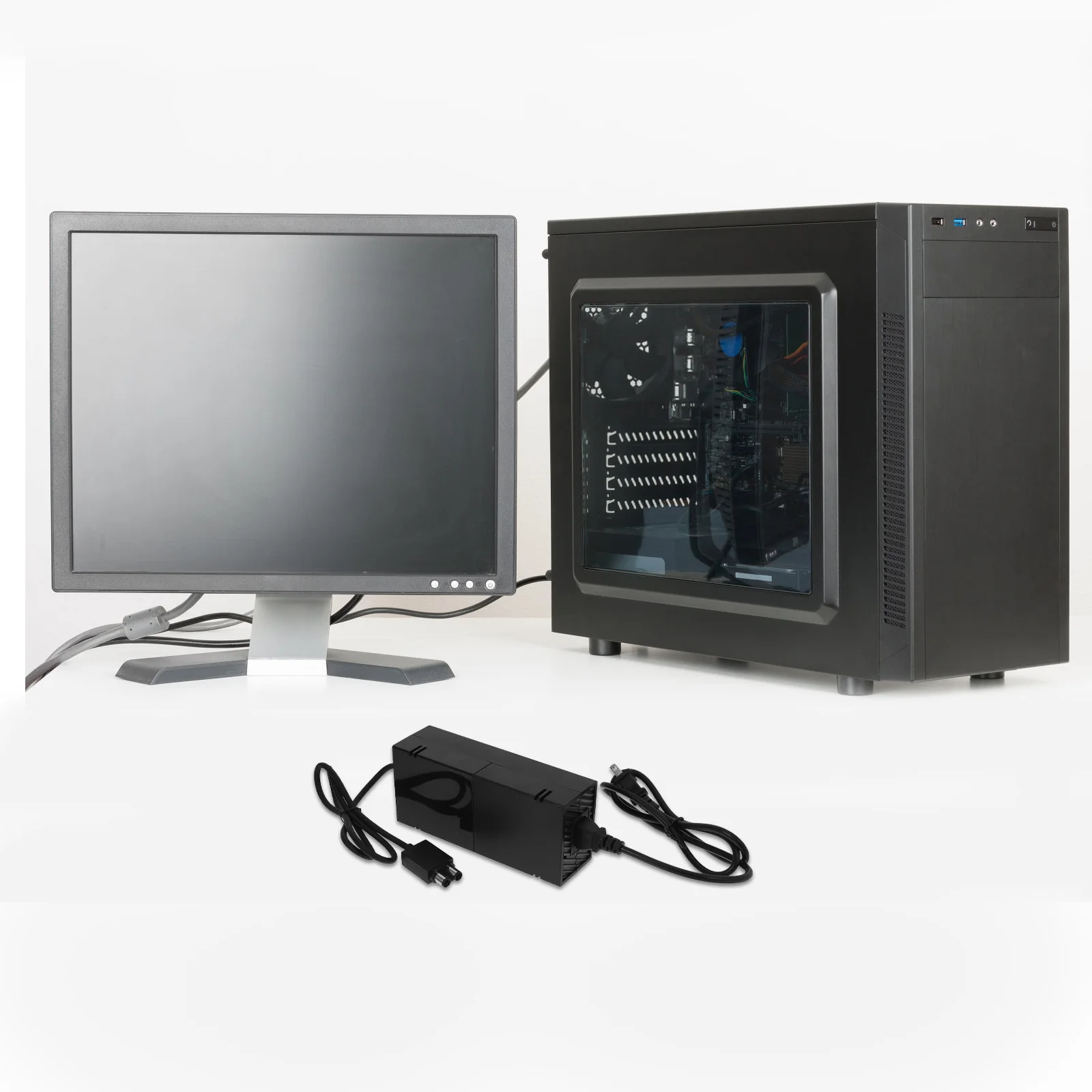 

135W Power Supply AC Adapter Machine DC Cord LED Cooling Fan Heat Dissipation Overcharge Protection