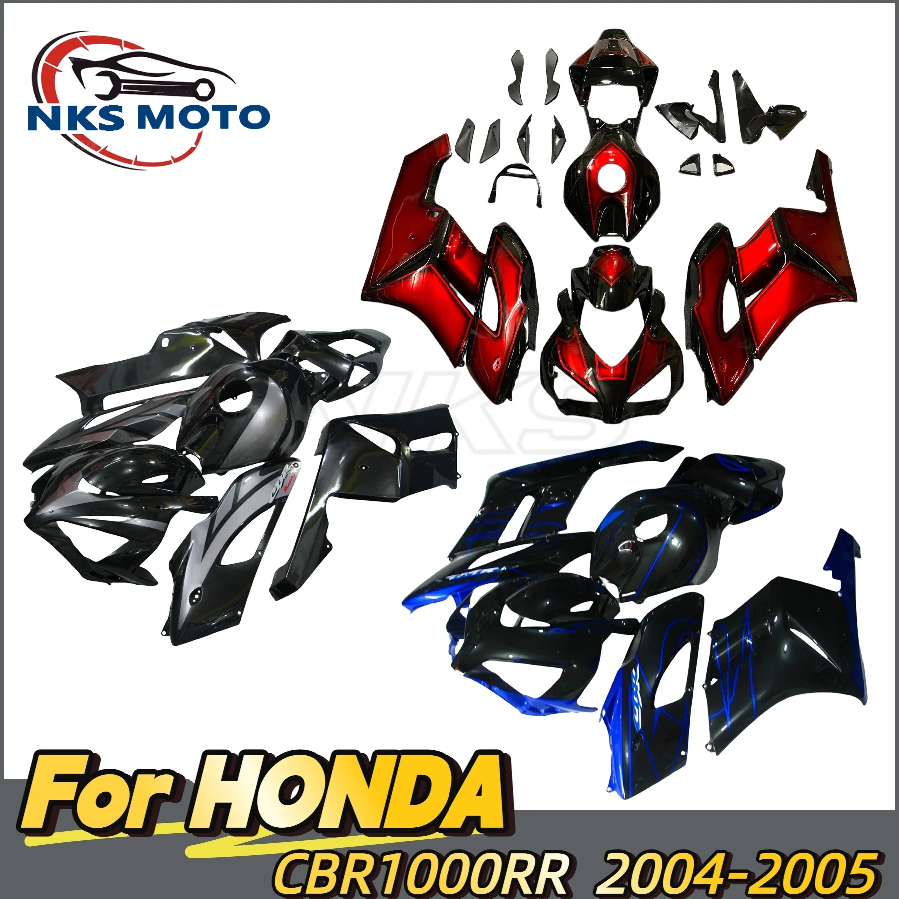 

Suitable For HONDA CBR1000RR 2004 2005 CBR1000 RR Motorcycle Shell Fairings Spoiler Body ABS Injection Molding
