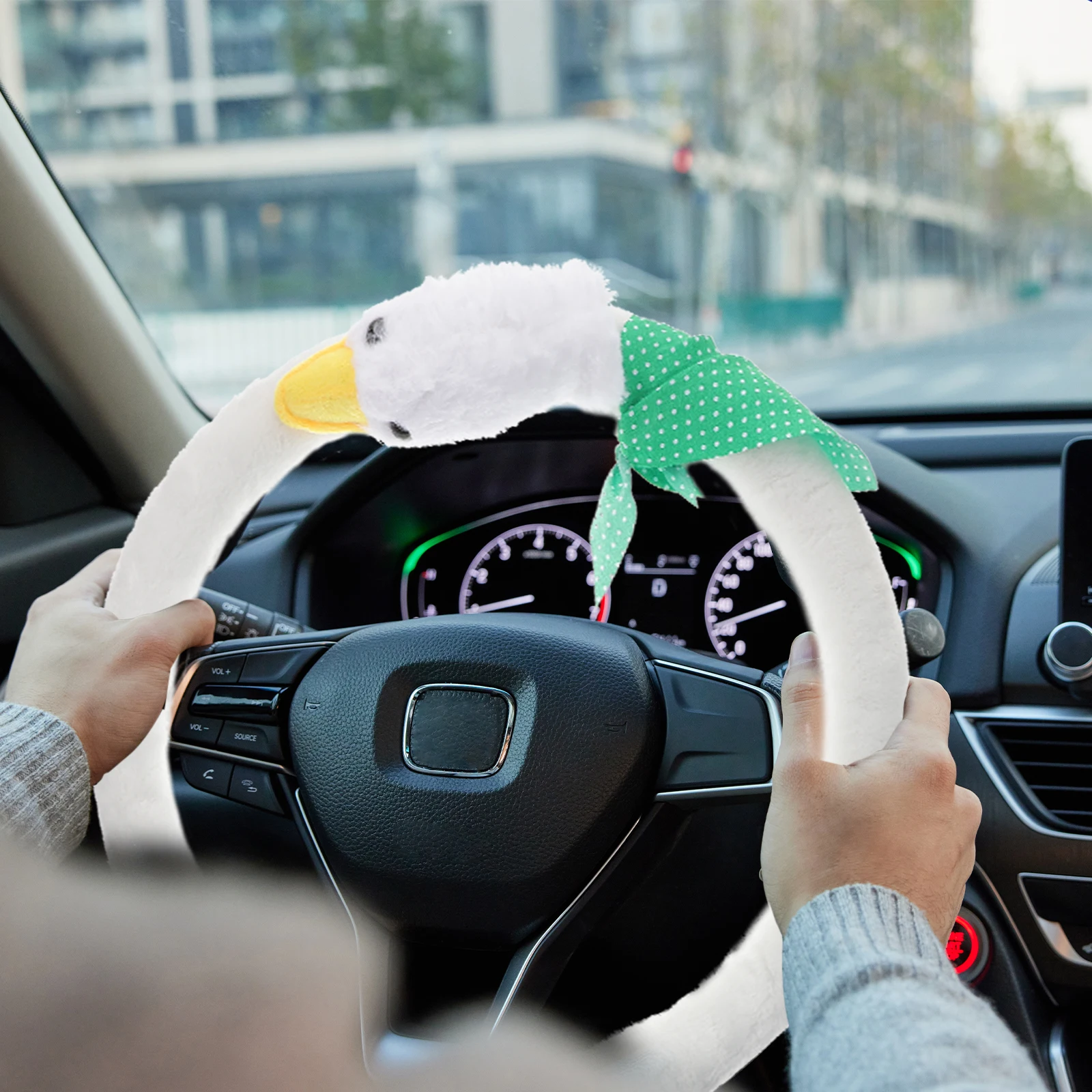 

Steering Wheel Cover Covers Car Protector Decoration Cute Protective Miss Heated