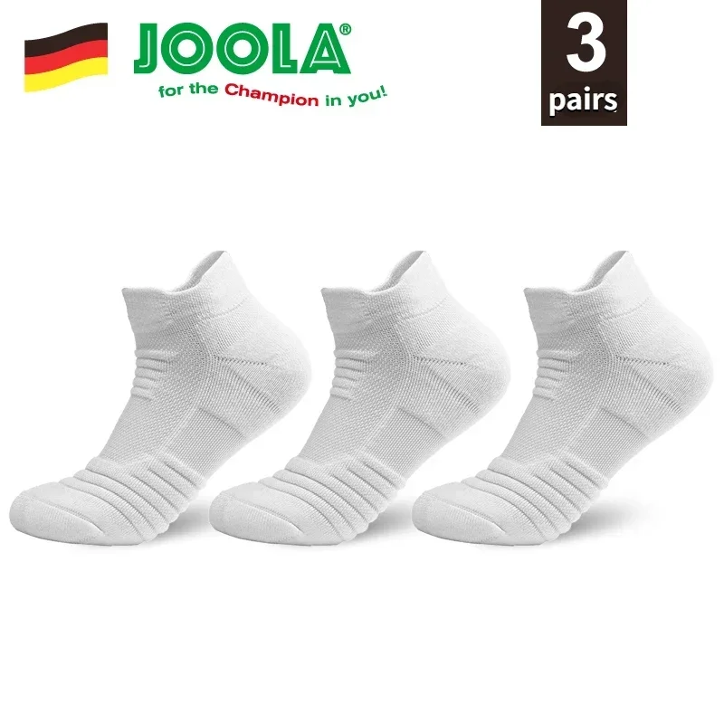 3 Pair Joola Table Tennis Sport Socks Gym Stockings Men Women Professional Sports Socks Short Tube Non-slip Breathable Socks