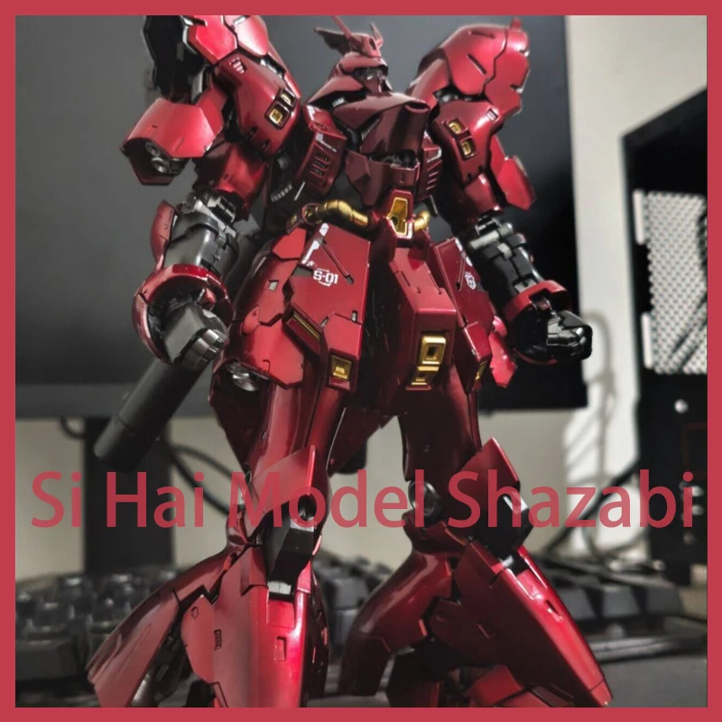 

In Stock Si Hai Model Shazabi Rg 1:144 Original Metallic Paint Plate Accessories Assembly Model Action Robot Christmas Gifts