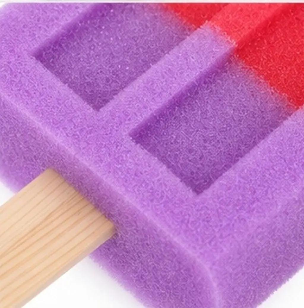 2Pcs Cream Bath Sponge Soft Gentle Exfoliating Body Scrubber for Shower Bathing Back Cleaning Travel Compact Design