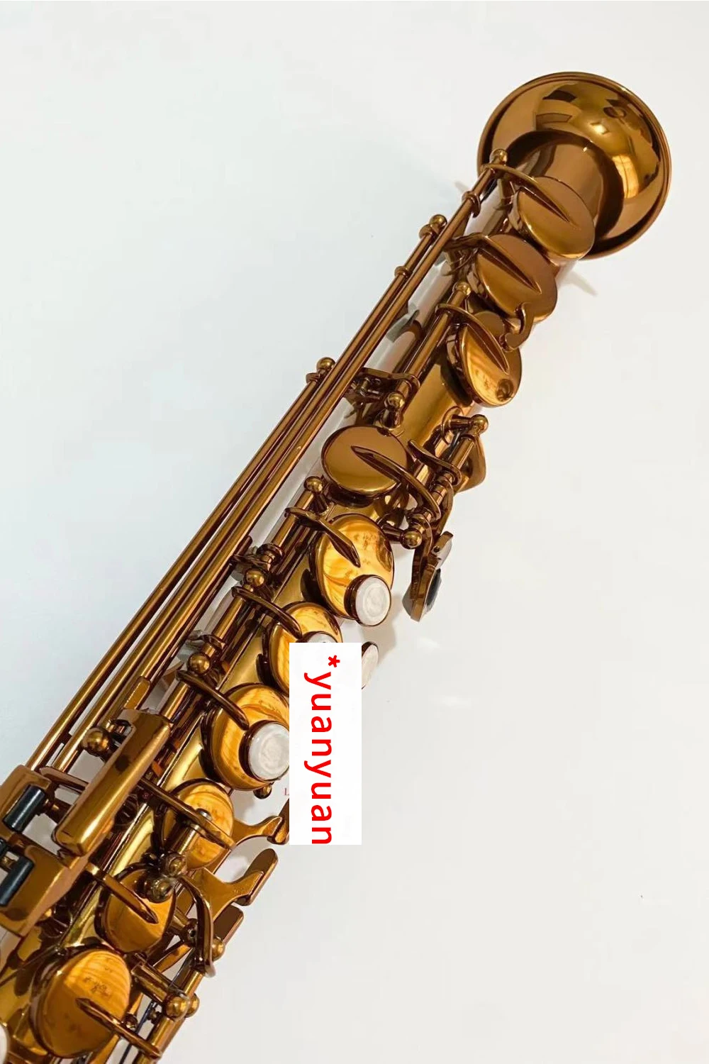 Classic coffee gold Mark VI model B-flat soprano saxophone nostalgic style professional-grade sound sax soprano jazz instrument