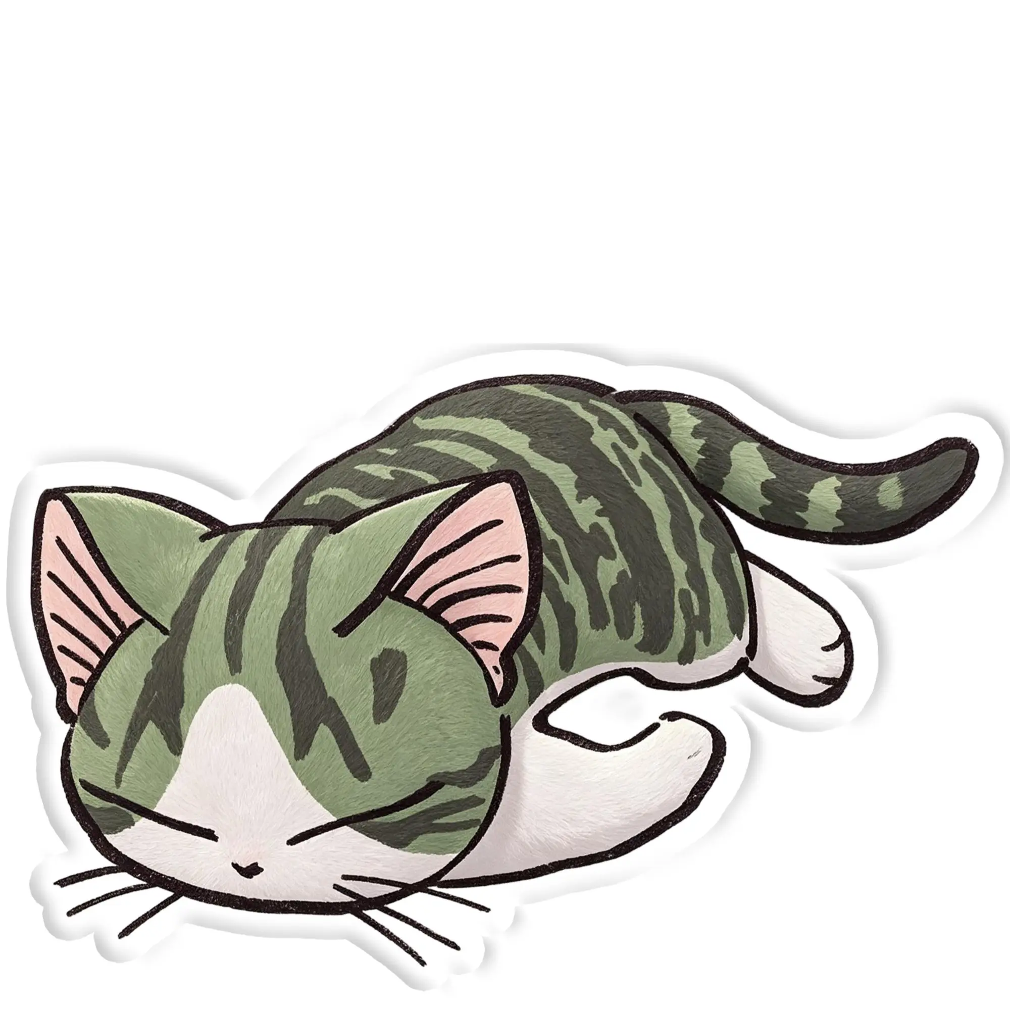 C-Chi's Sweets Homes Cushion Pillow Anime Kitten Velvet Pillows and Cushions Funny Cushion for Bedroom Bed Unique and Fun Gift