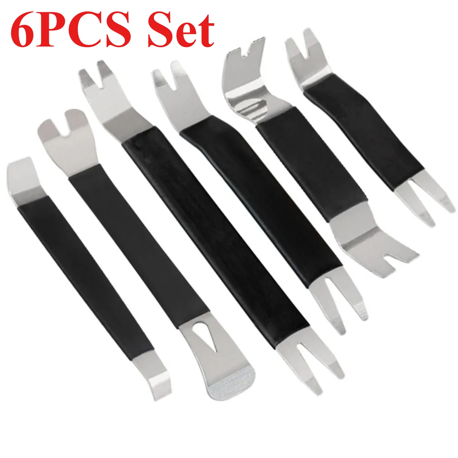New Car Interior Clips Set Panel Trim Installation Removal Tool Stainless Steel Pry Plate Conversion Installation Tool