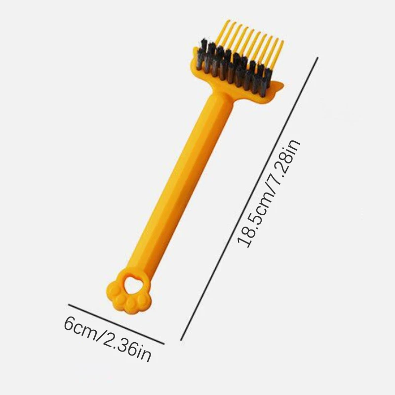 2 In 1 Comb Cleaning Brush Hairbrush Cleaner Rake Mini Hair Dirt Remover Comb Embedded Tool Home Salon Use