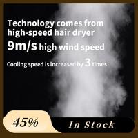 A60Z Top Portable Hand Fan Outdoor 3000Mah Battery Powerful 100-High Speed Led Display Handheld Fan Rechargeable Personal Fan