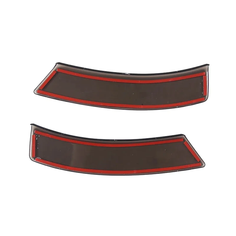 

2 PCS Front Turn Signal Light Side Lamp Cover Smoked Black ABS For Rivian R1T 2023 2024-ABQF