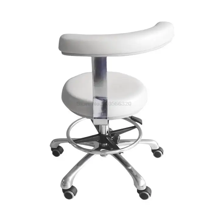 Y Tế Nha Khoa Nha Sĩ Ghế Phẫu Thuật Y Tá Của Bác Sĩ Phân Với 360 Độ Xoay Tay Da PU Trợ Lý Phân Ghế
