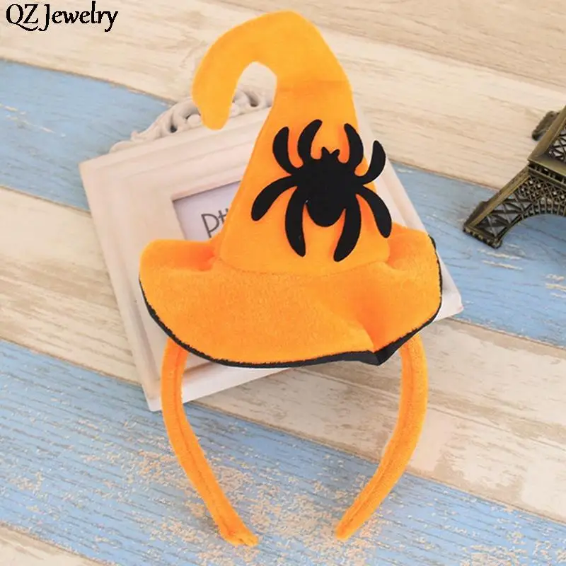 Halloween Headband Cartoon Pumpkin Bat Devil Hair Hoop for Men Women Halloween Party Cosplay Headdress Hair Accessories Gifts