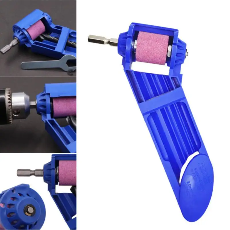 2.0-12.5mm Portable Drill Bit Sharpener 1 Set Corundum Grinding Wheel Bit Tool Twist Drill Bit Sharpening Machine