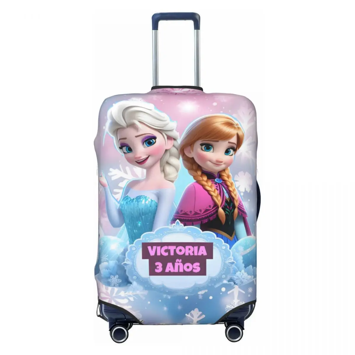 

Custom Kawaii Princess Frozen Suitcase Cover Washable Classical Anime Elsa&Anna Luggage Covers Protector for 18-32 inch