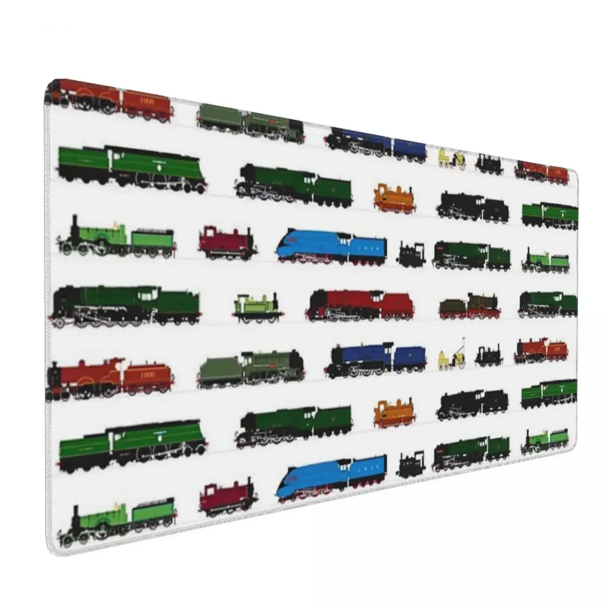 Iconic British Steam Trains Large Mouse Pad Computer Keyboard Mouse Mat Gaming PC Laptop Desk Mat Office Accessories Table Mats