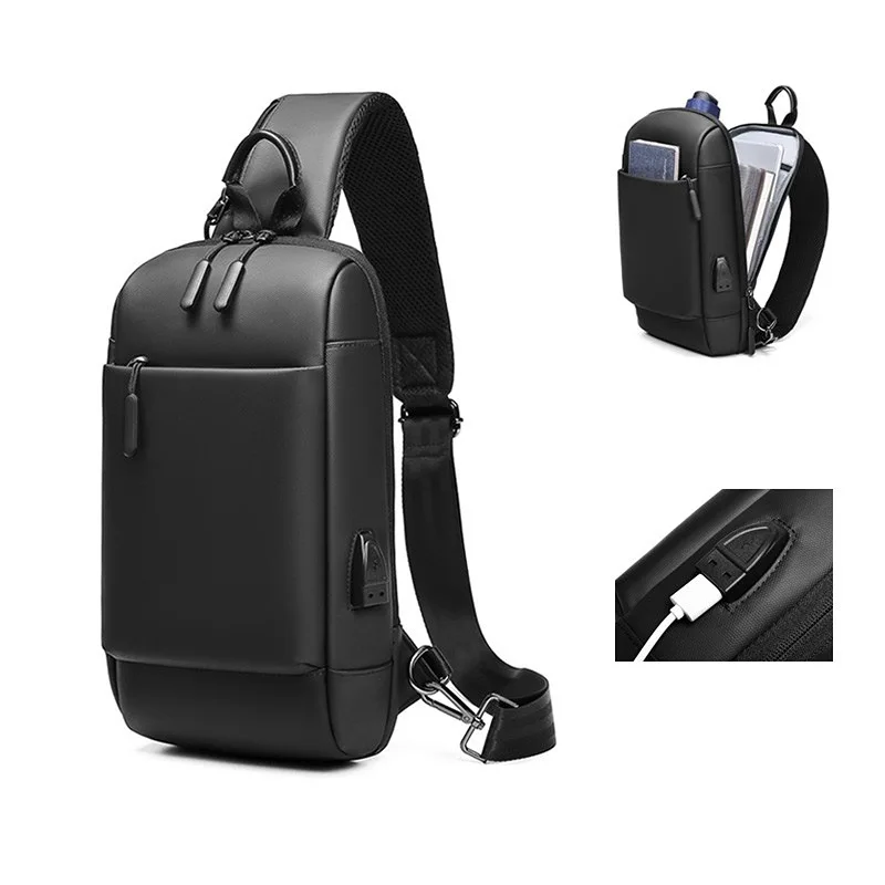 Bange Shoulder Bag Man Multifunction Crossbody Pack Oxford Shoulder Bag Business Cross Body Sling Chest Bags For Male  Women