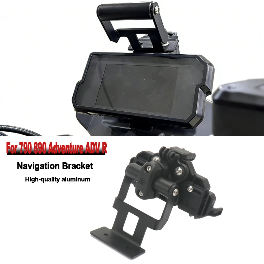 

New Motorcycle Accessories For 790 890 Adventure ADV R 2024 2025 Mobile Phone Holder Stand Navigation brakcet
