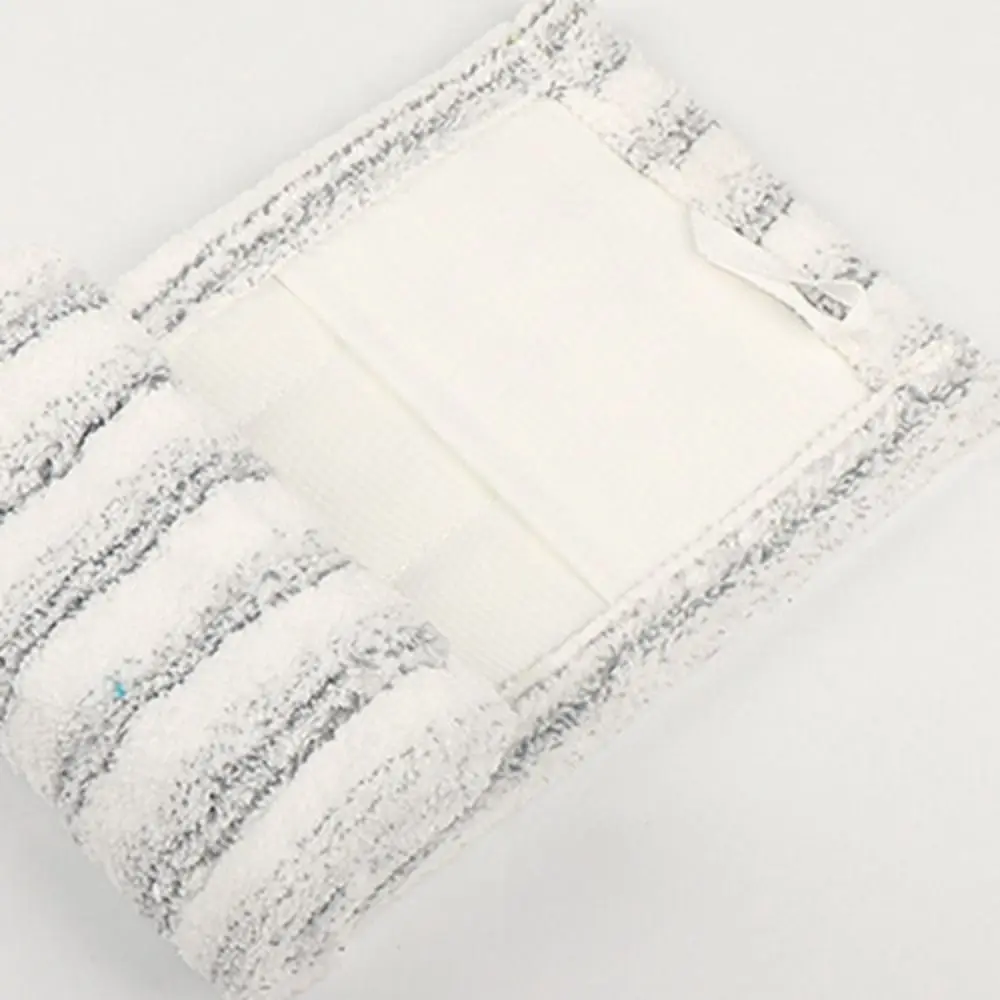 

3PCS Machine Washable Flat Mop Replacement Cloth High Absorption Lint-Free Dual-Use Mop Head Thickened Soft